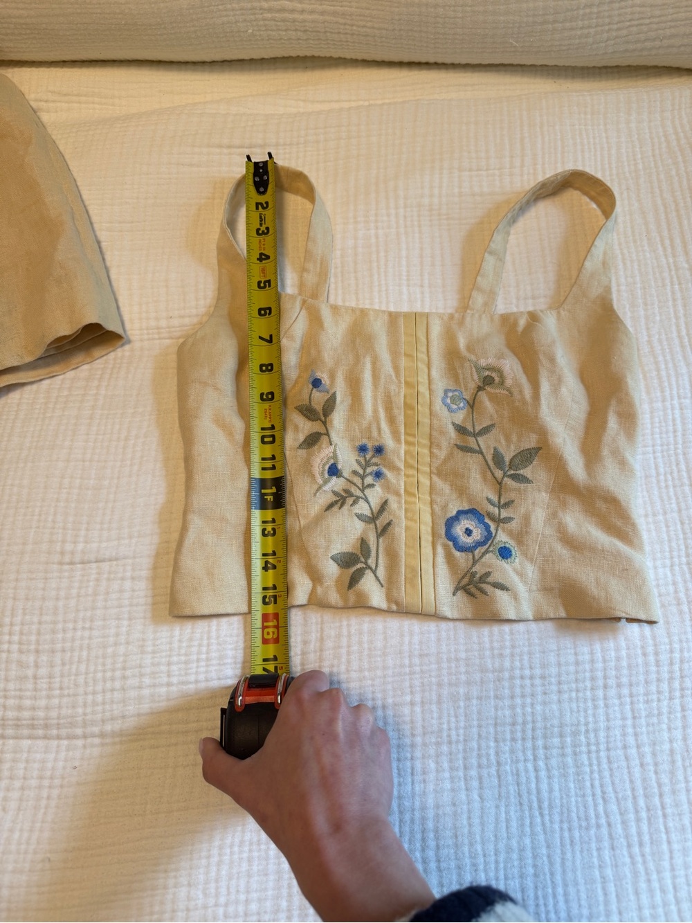 Reformation - Linen Embroidered Skirt Set - 2/4 - Picture 11 of 12